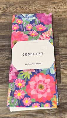 Spring Blooms Tea Towel