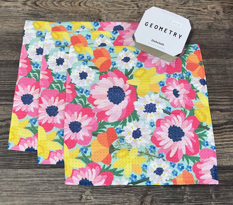 Spring Meadow 3 Pack Dishcloth Set