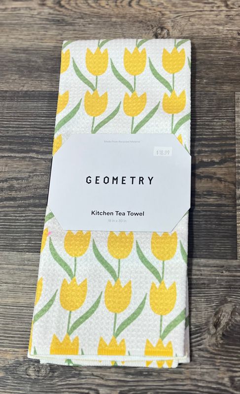 Tulip Flowers Tea Towel
