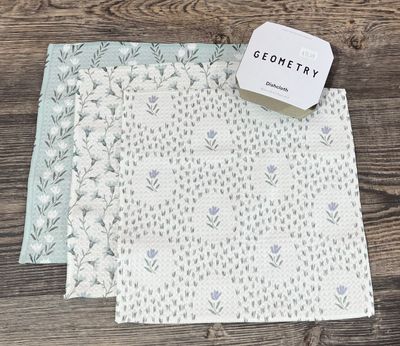 Trailing Farmhouse Florals 3 Pack Dishcloth Set Trailing Farmhouse Florals 3 Pack Dishcloth Set