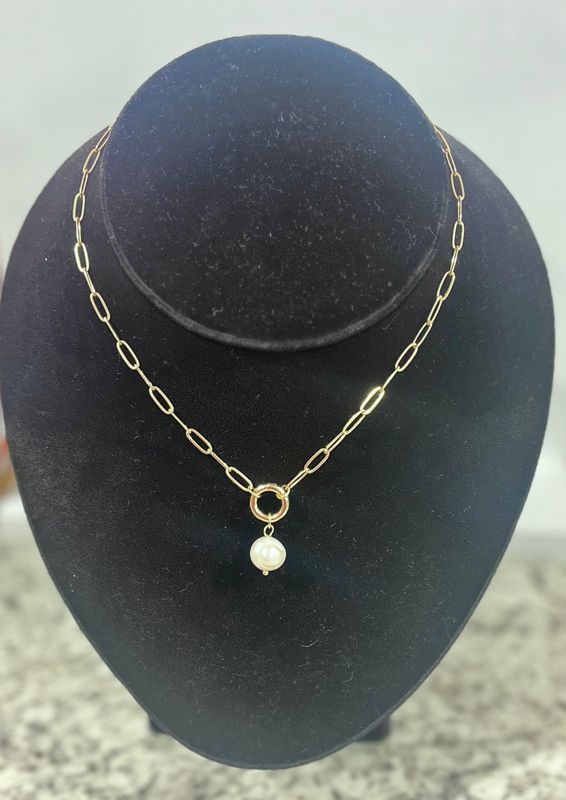 Freshwater Pearl Chain Necklace