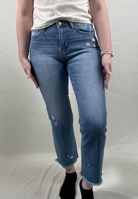 The Victoria Crop Straight Jean