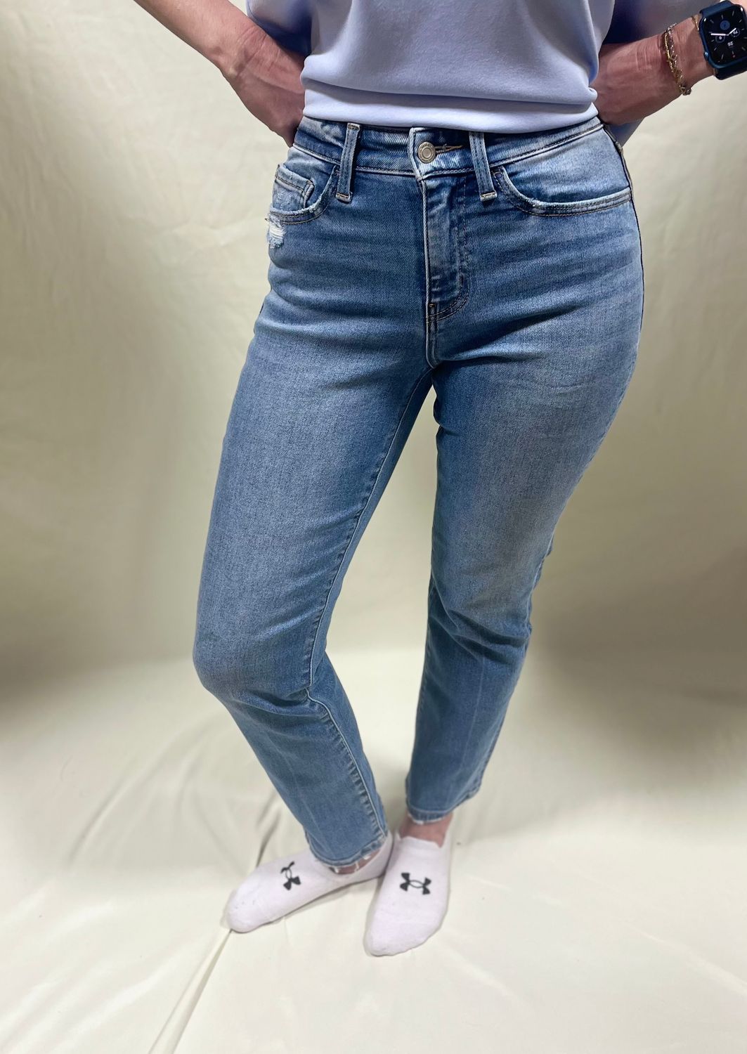 The Lauren Tapered Straight Jean