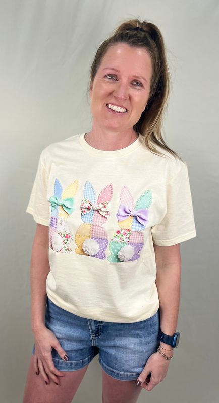 Patchwork Bunny Tee