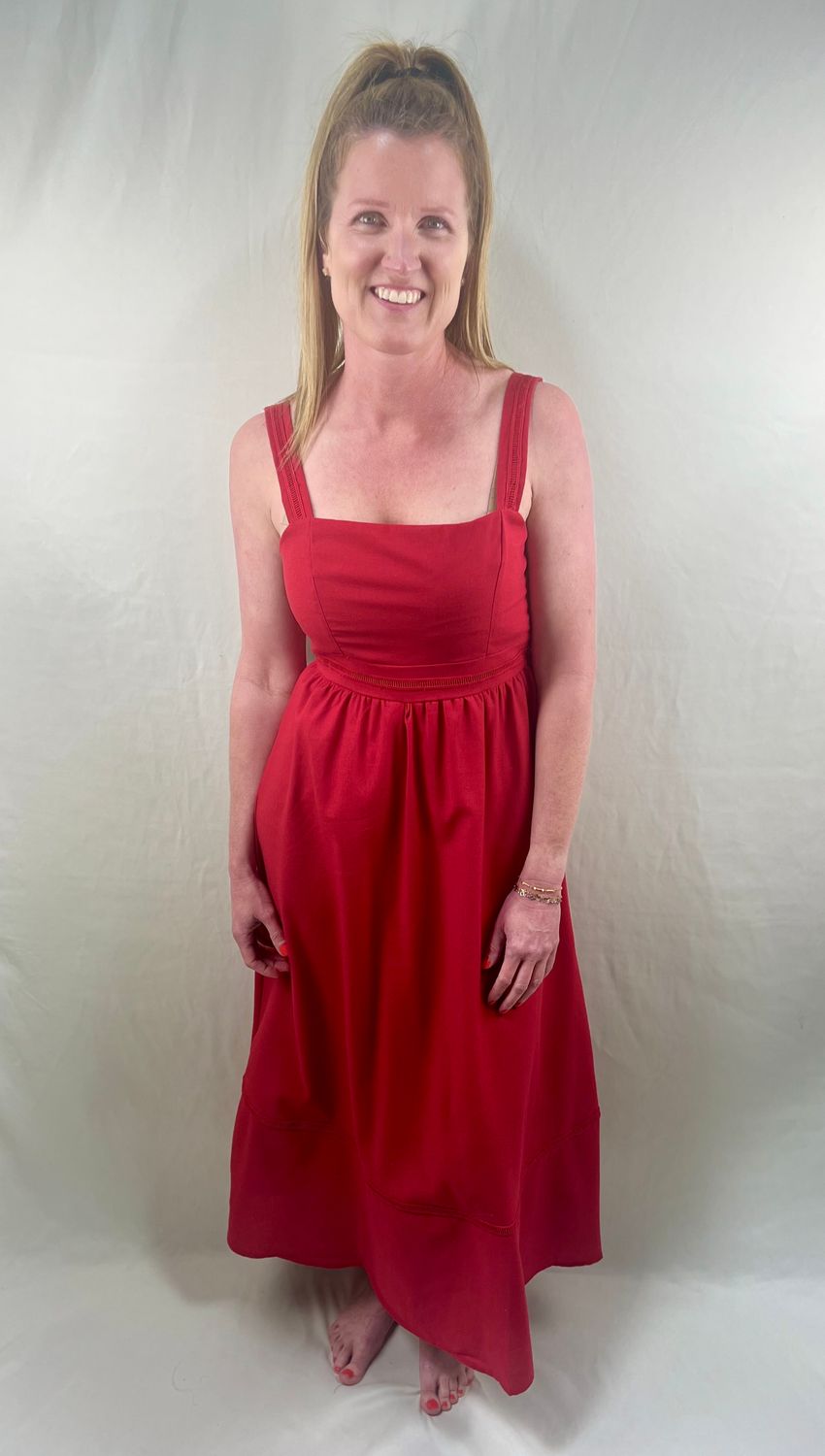 The Classic Maxi Dress in Red