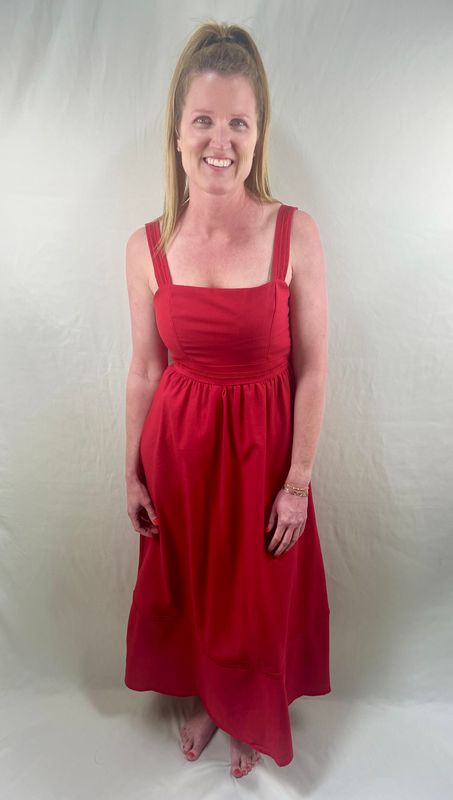 The Classic Maxi Dress in Red