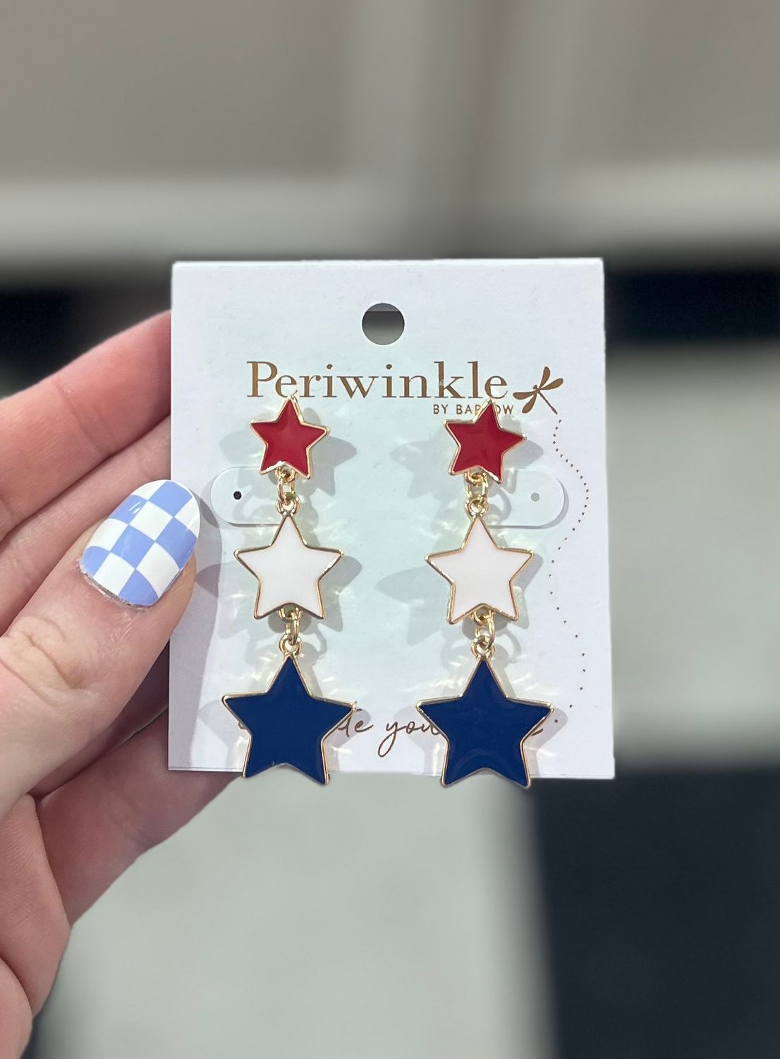 Patriotic Stars Earrings