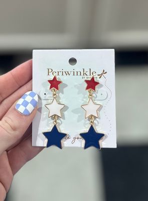 Patriotic Stars Earrings