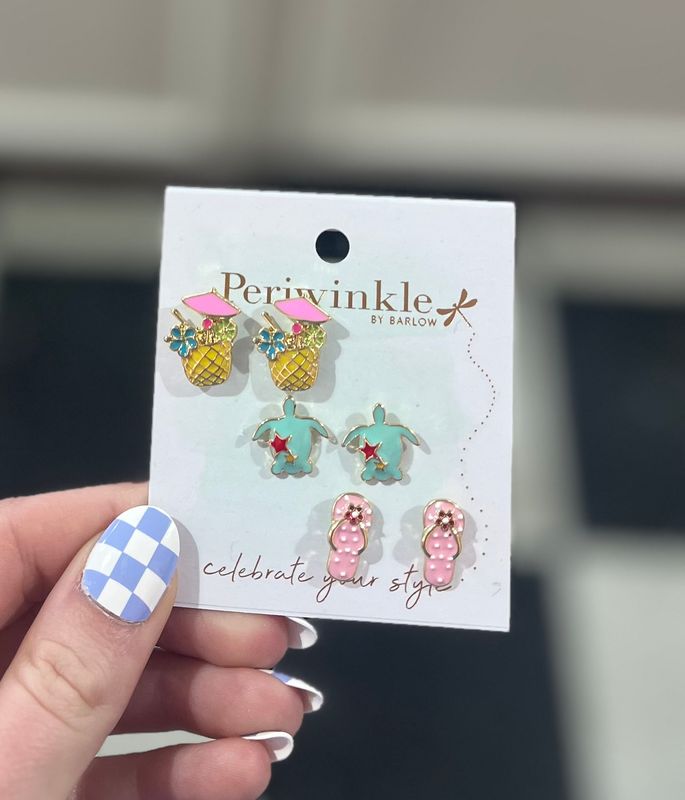 Tropical Trio Earring Set