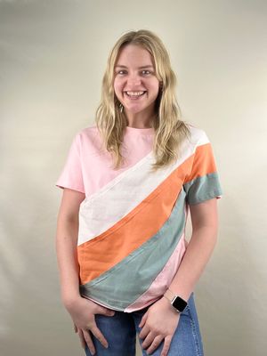 Color Block Patchwork Top