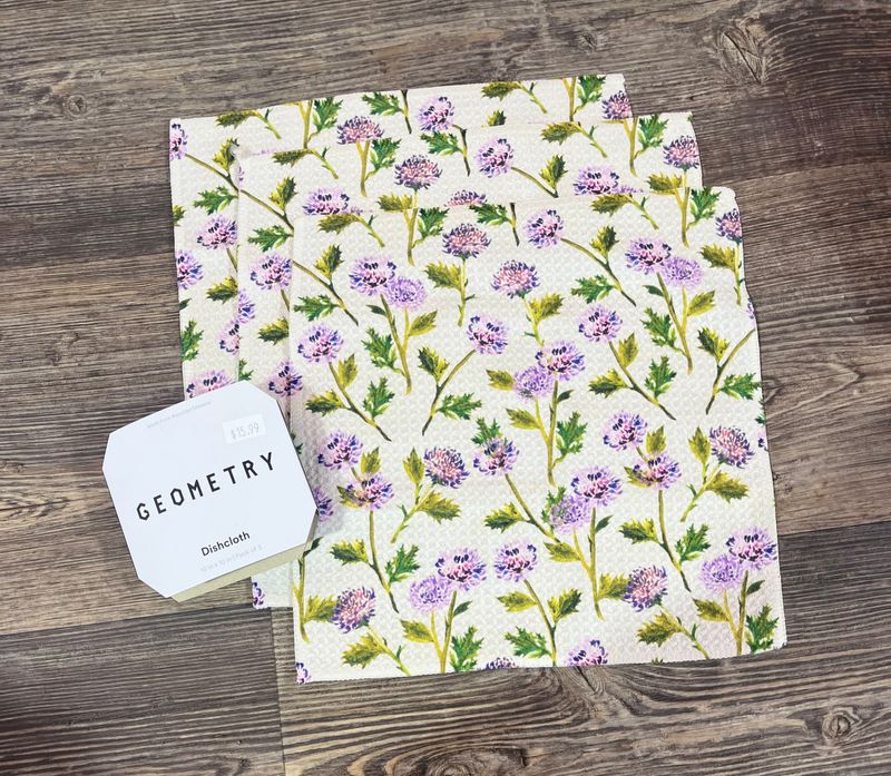 Blooming Thistle 3 Pack Dishcloth Set