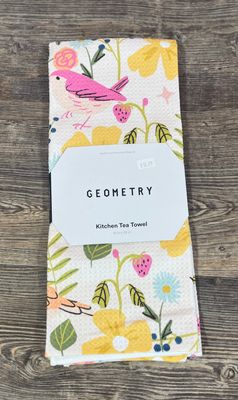Summer Songbirds Tea Towel