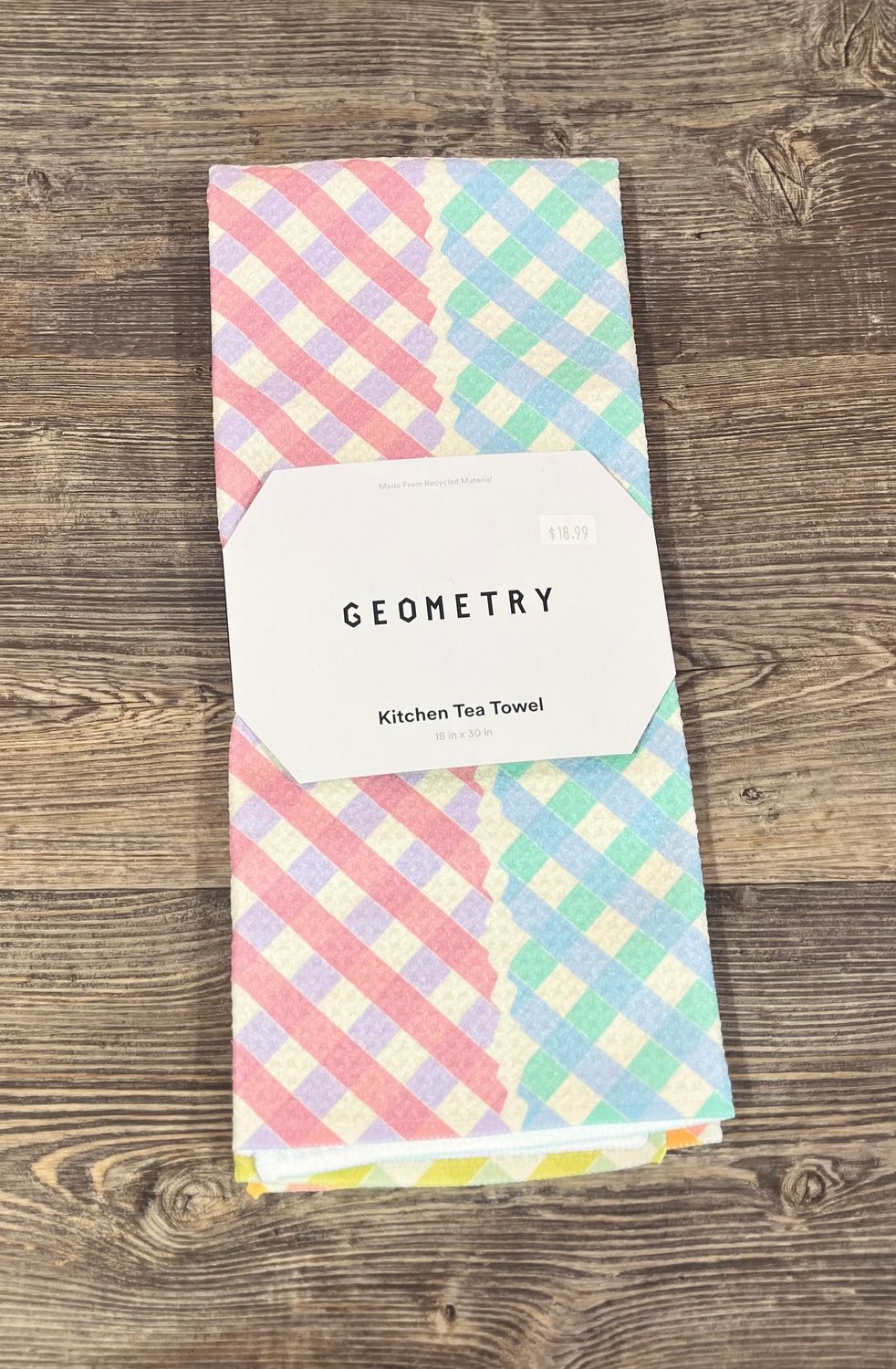 Patio Check Tea Towel