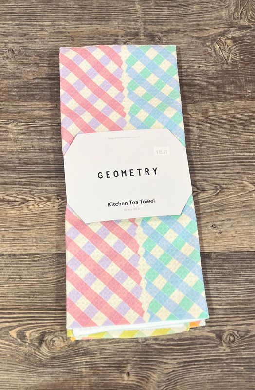 Patio Check Tea Towel