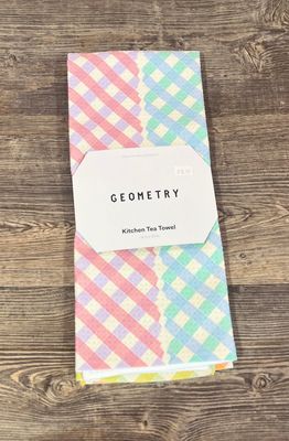 Patio Check Tea Towel