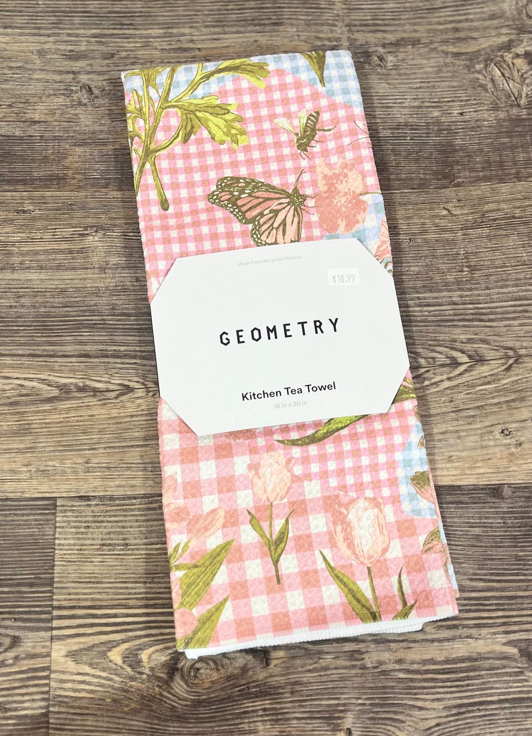 Floral Collage Tea Towel