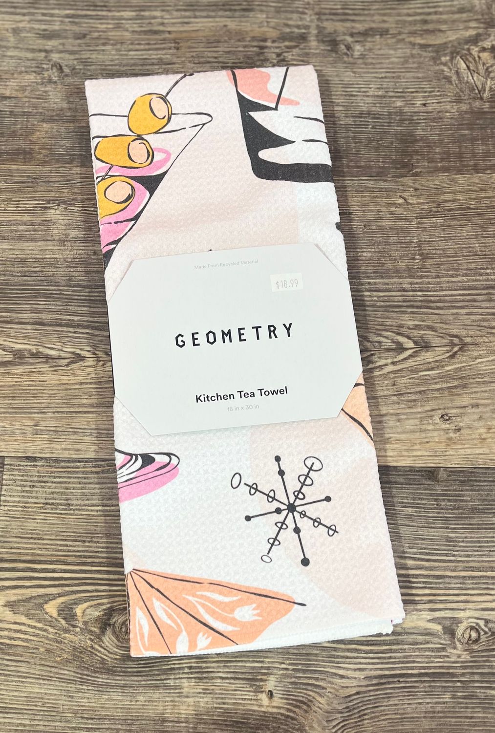 Cocktail Hour Tea Towel