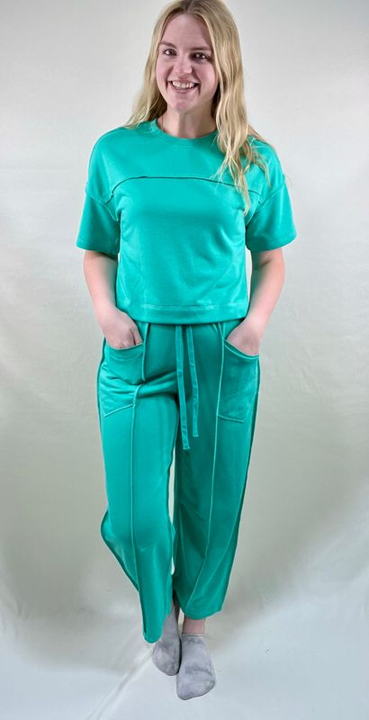 The Daily High Waist Pants in Green