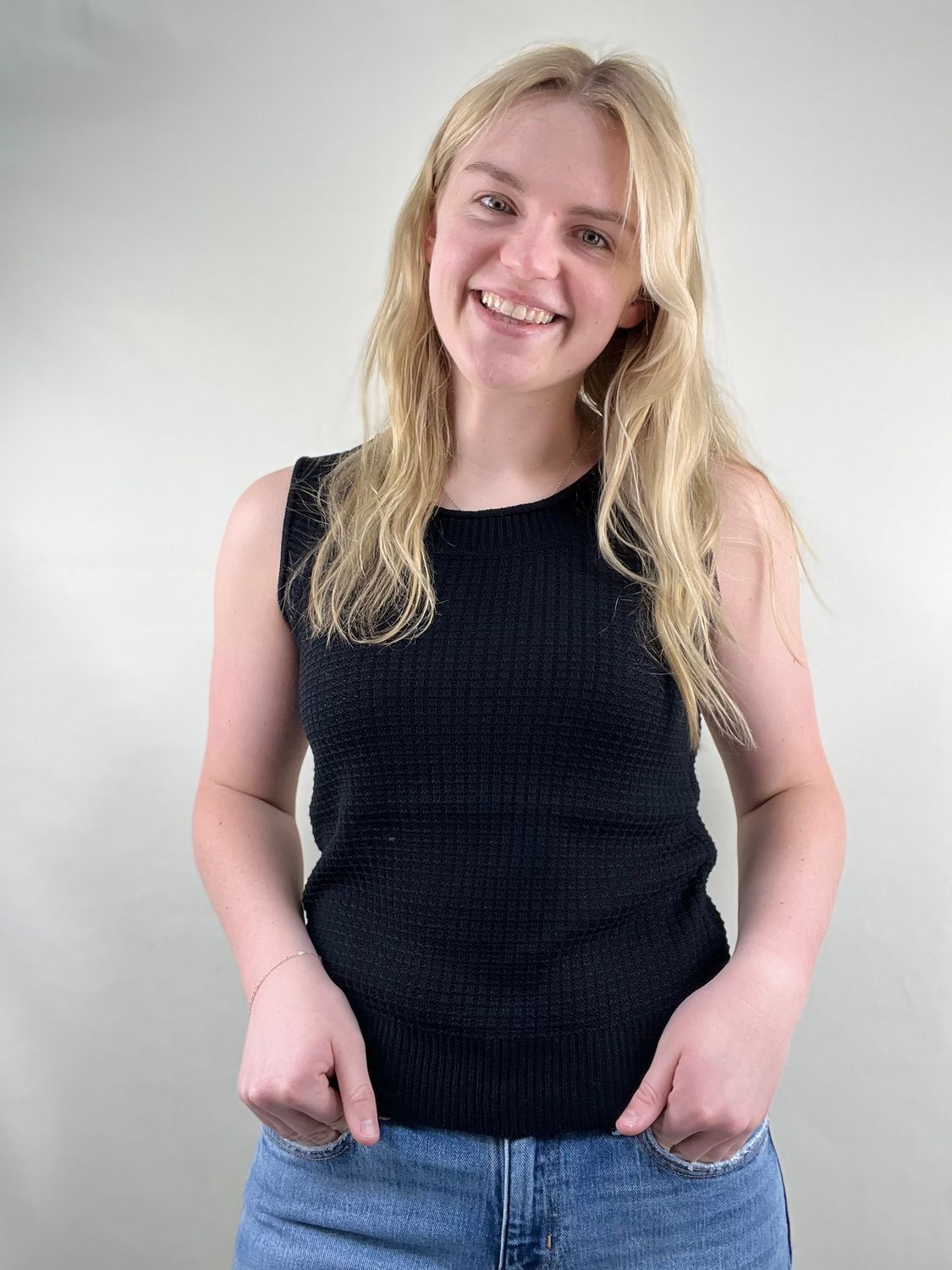 Black Sweater Tank