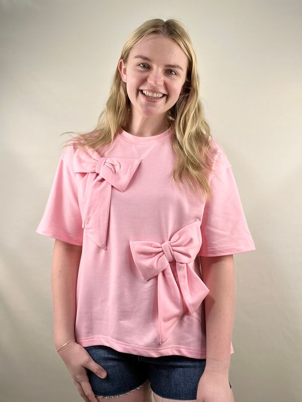 Pink Bow Top
