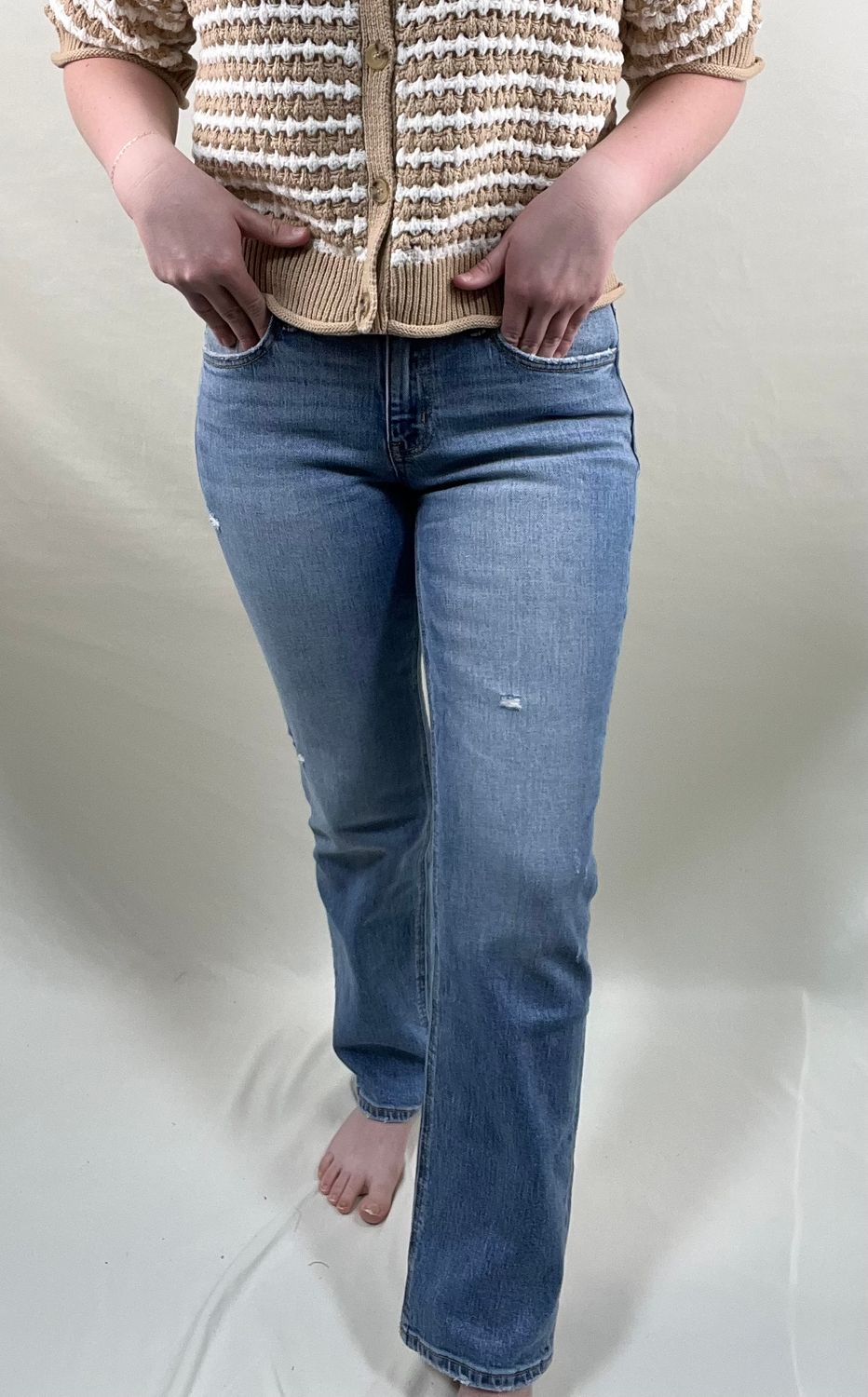 The Melissa Mid-Rise Straight Jean