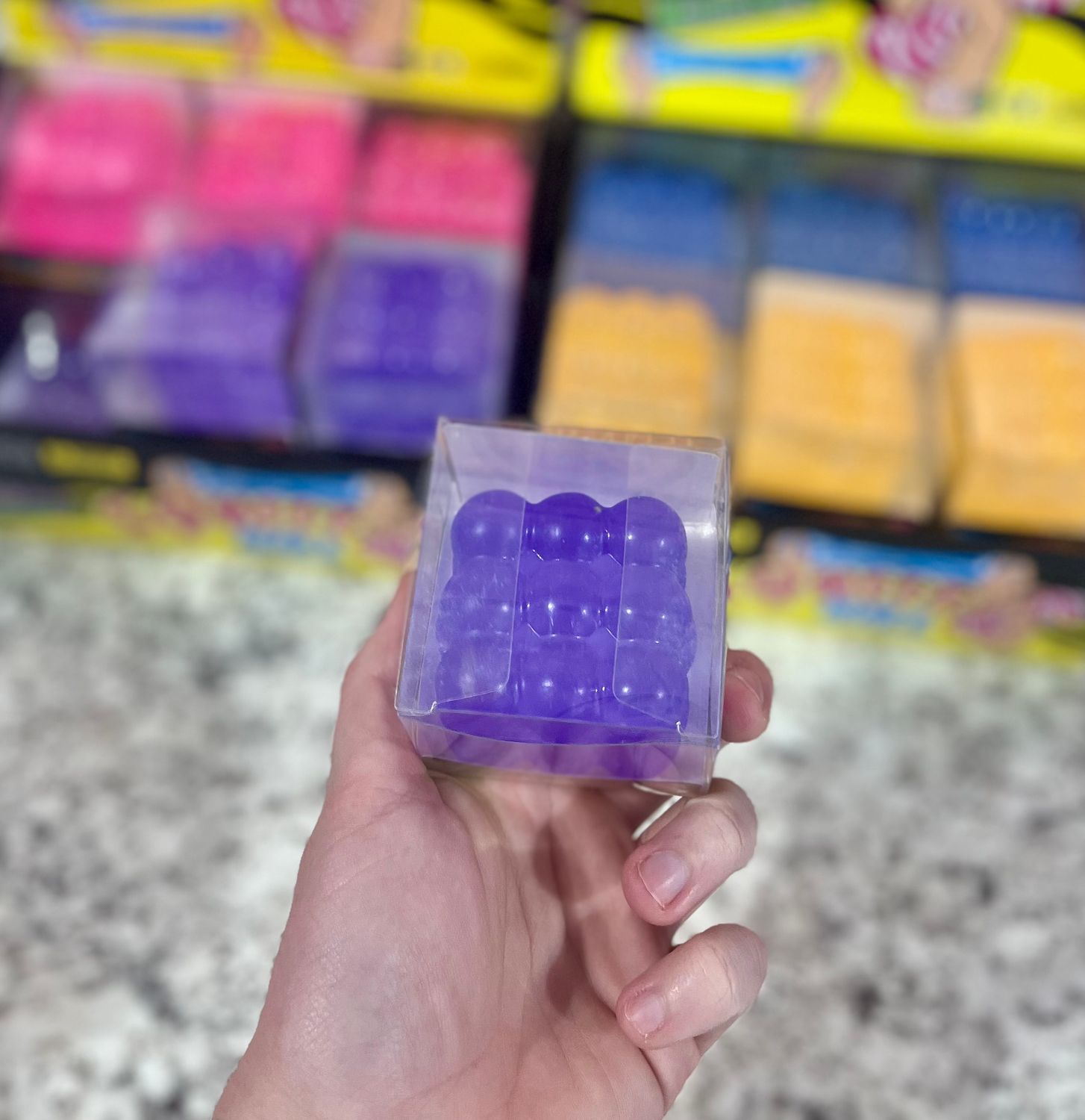 Squishy Bubble Cube-assorted colors