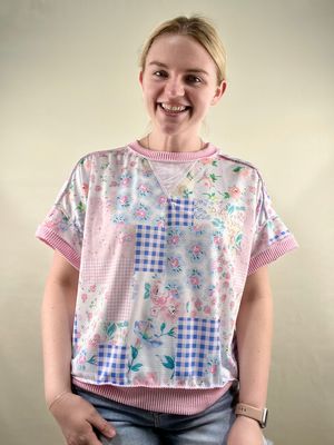 Floral Patchwork Inspired Top Floral Patchwork Inspired Top