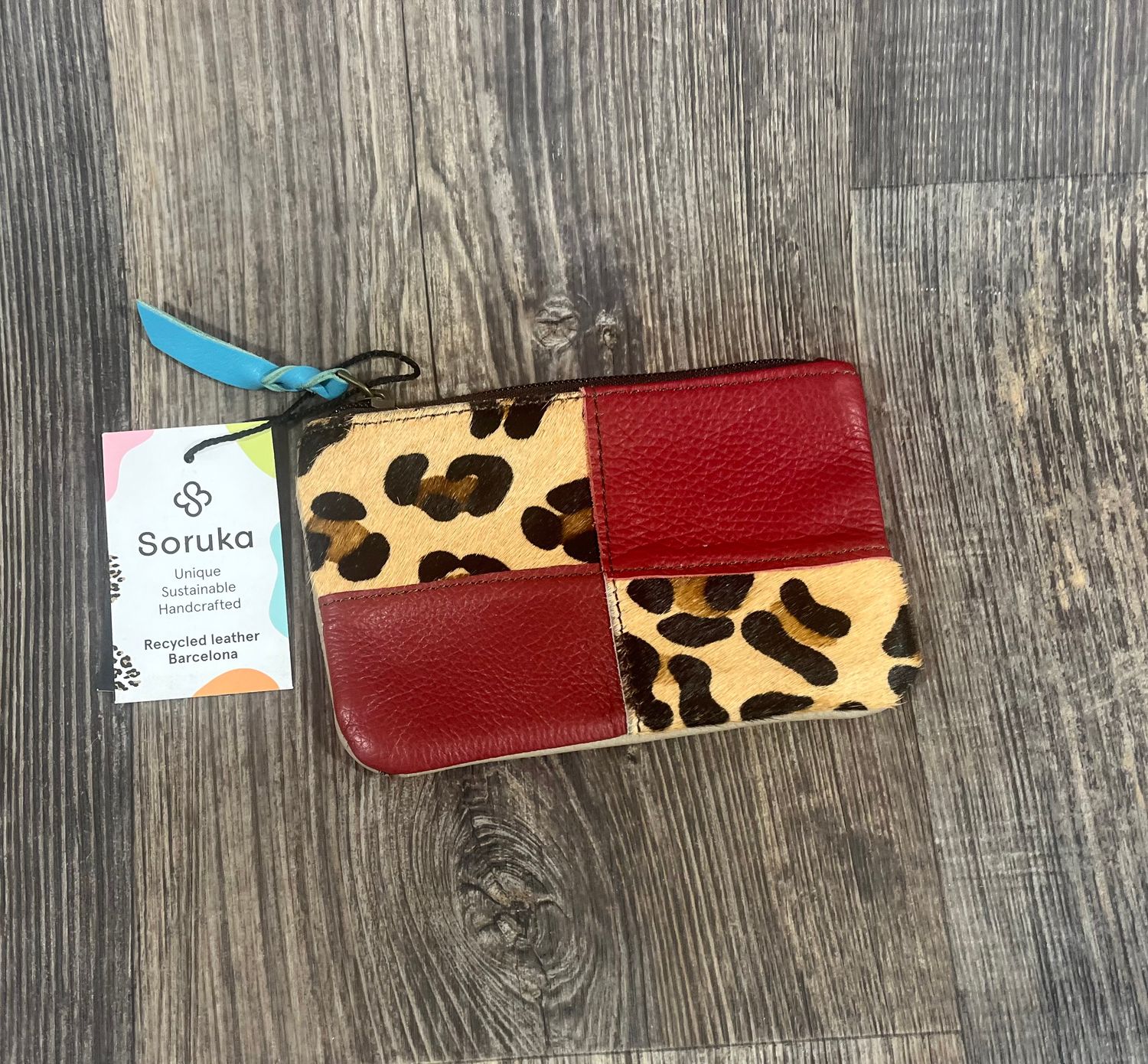 Zahra Print Pouch-Leopard