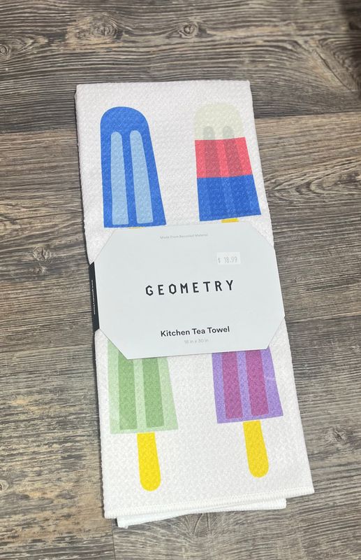 Poppy Popsicles Tea Towel