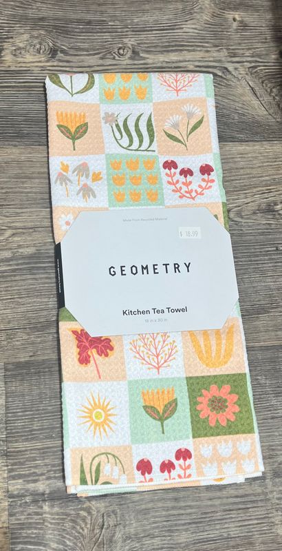 Patchwork Garden Tea Towel