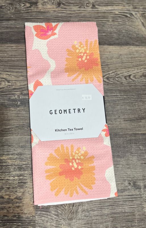 Hibiscus Sunset Tea Towel