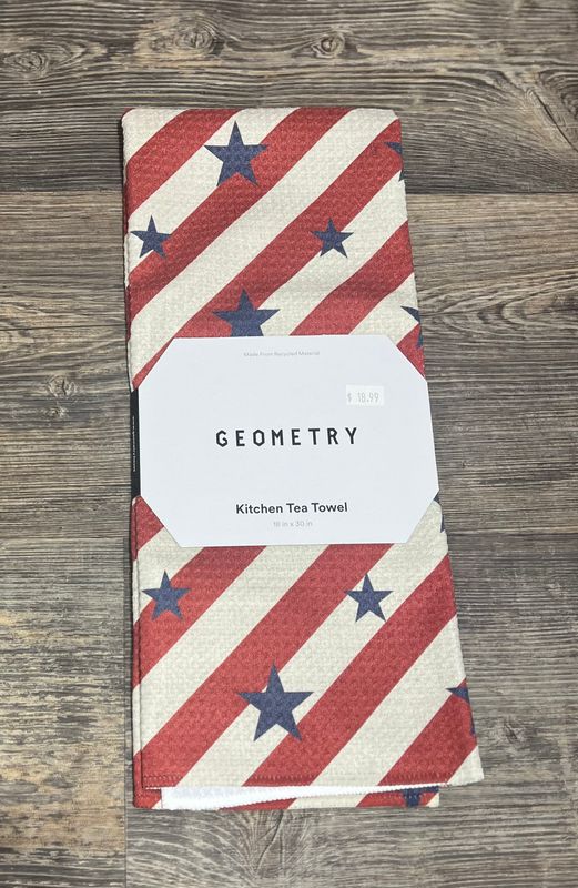 Patriotic Stripe Tea Towel