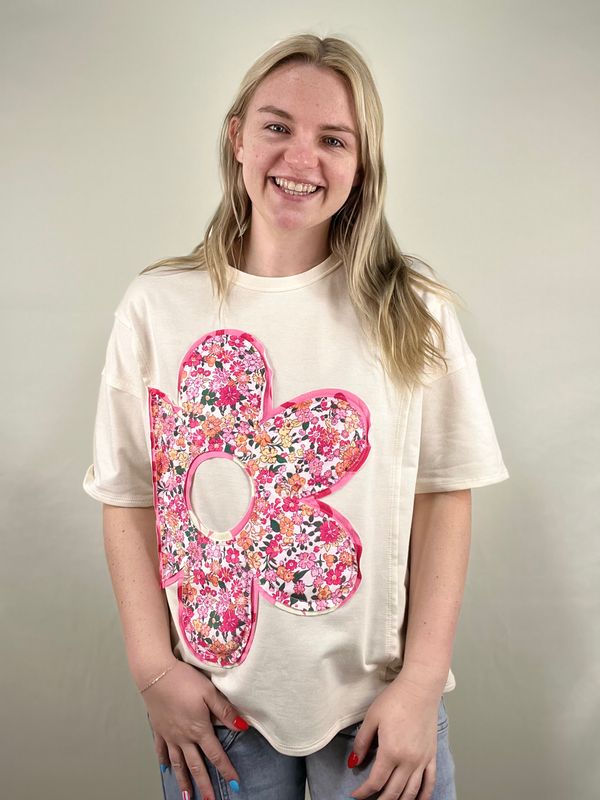 Flower Patch Oversized Top