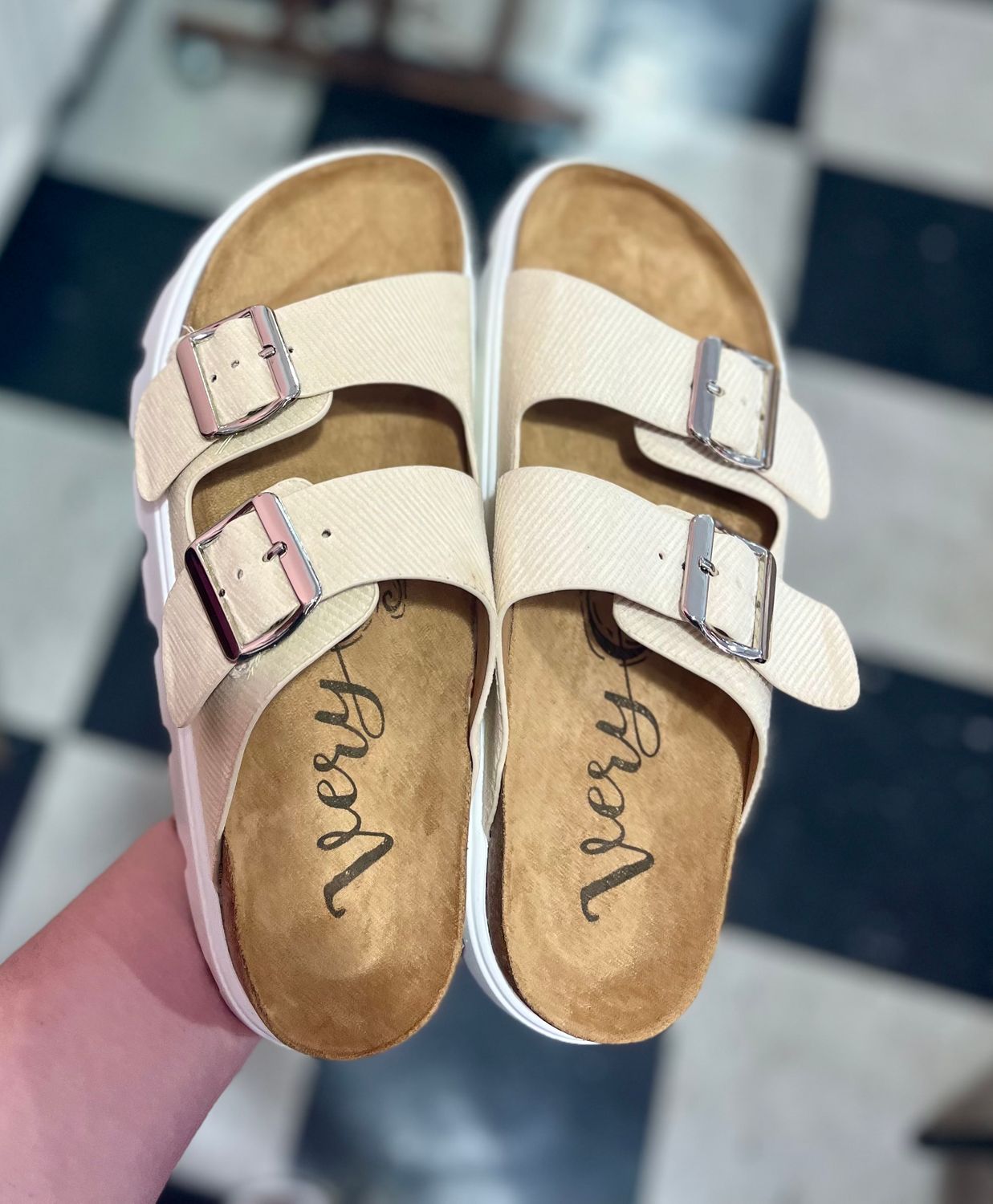 Jazmin Sandal in Cream