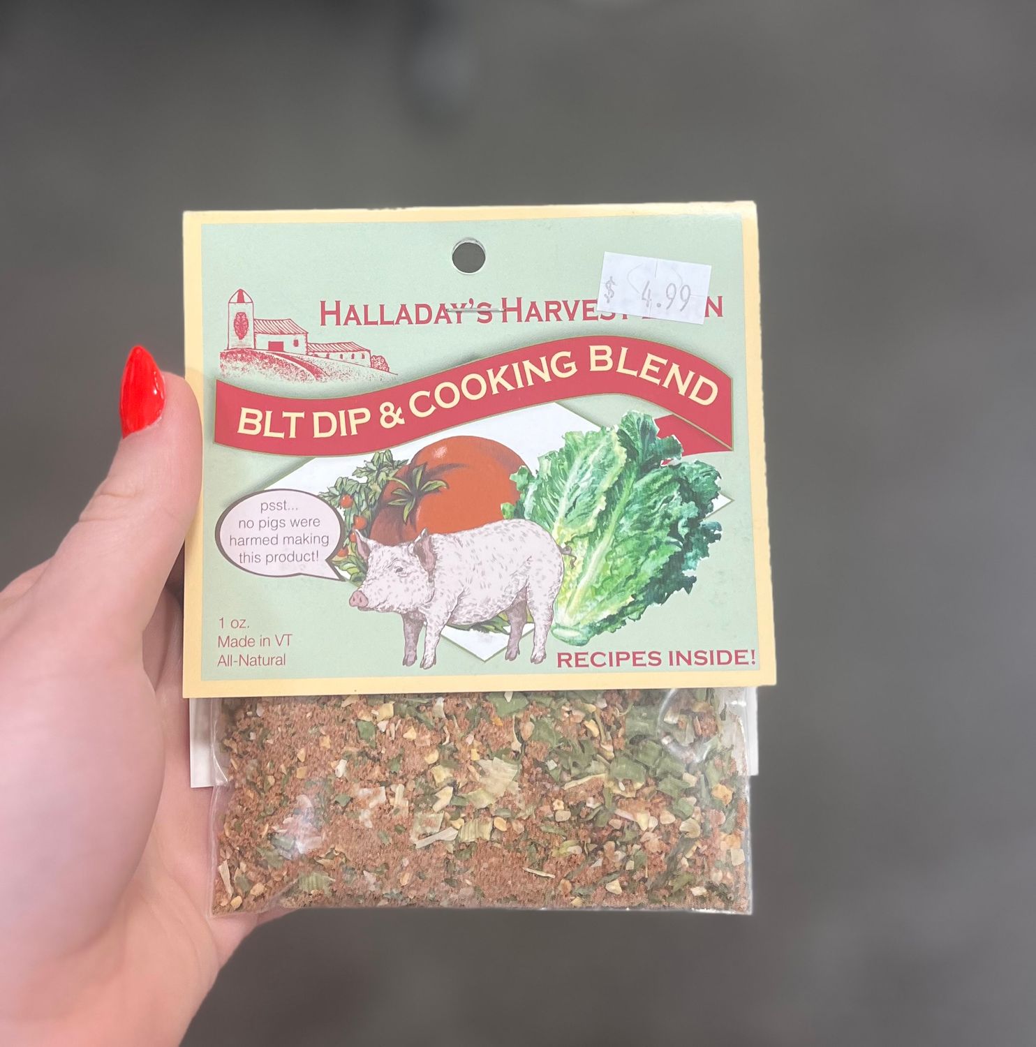 Halladay’s BLT Dip Mix
