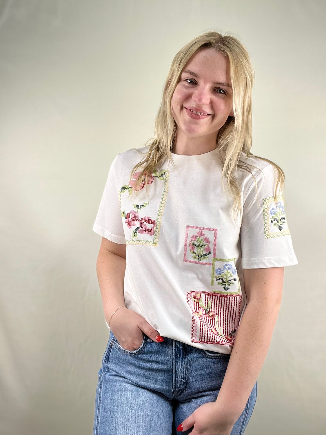 Cross Stitch Vintage Tee