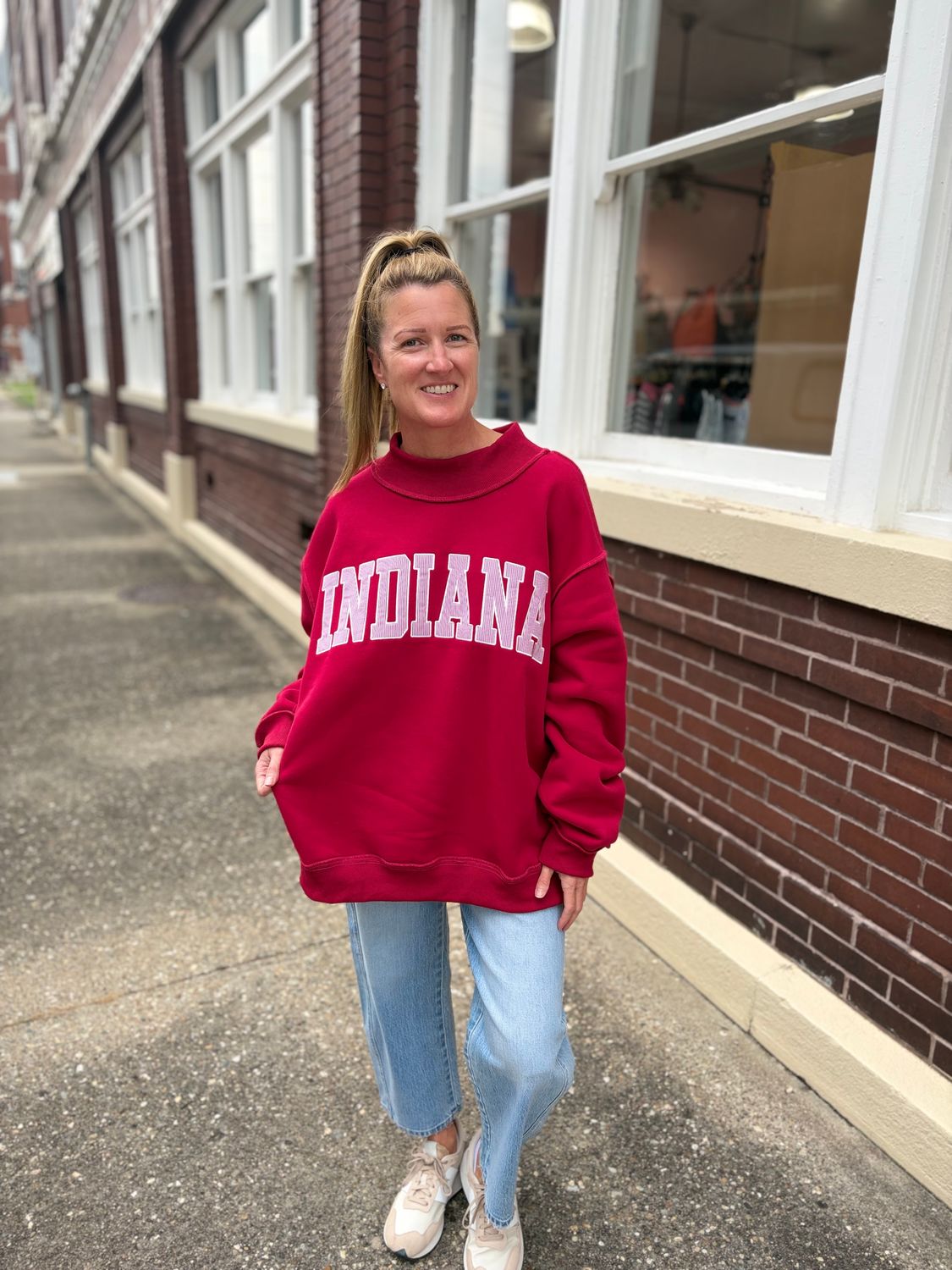 Indiana Embroidered Sweatshirt
