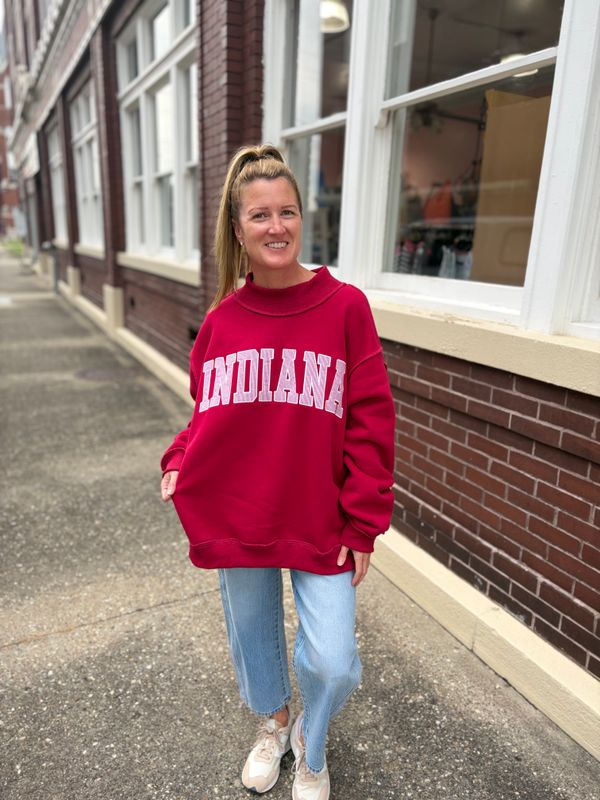 Indiana Embroidered Sweatshirt