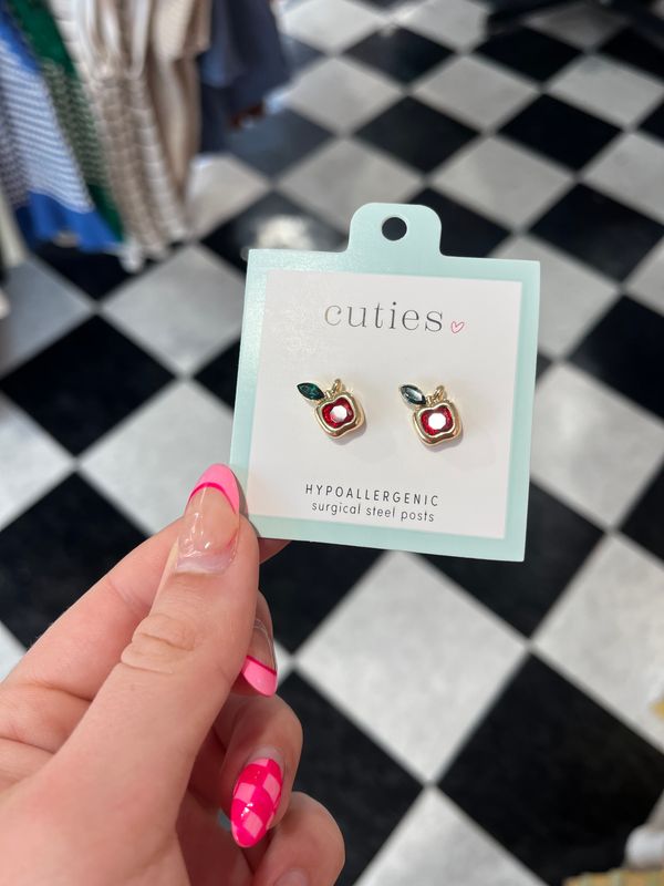 Apple Stud Earrings