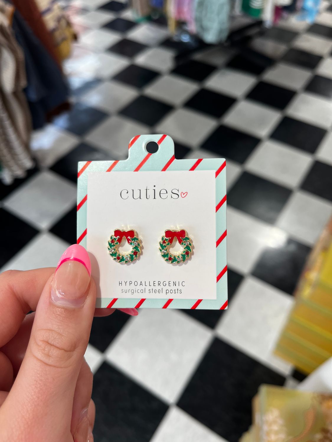 Wreath Stud Earrings