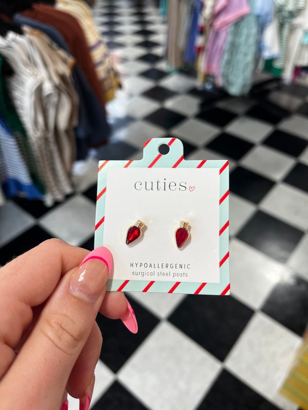 Lightbulb Stud Earrings
