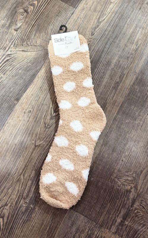 Polka Dot Cozy Socks