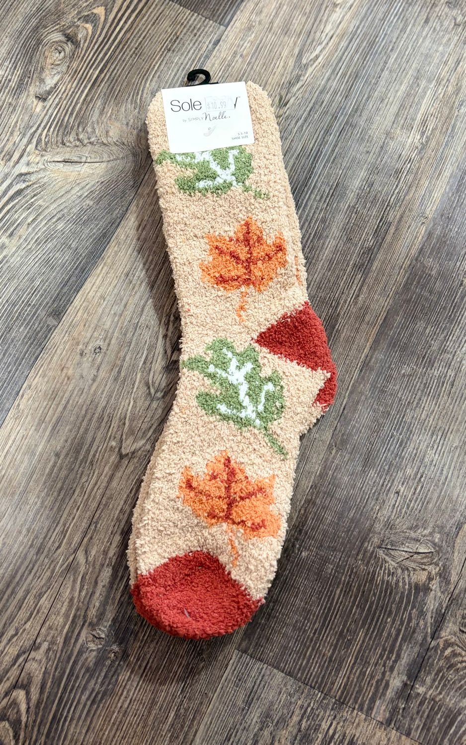 Falling Leaves Cozy Socks