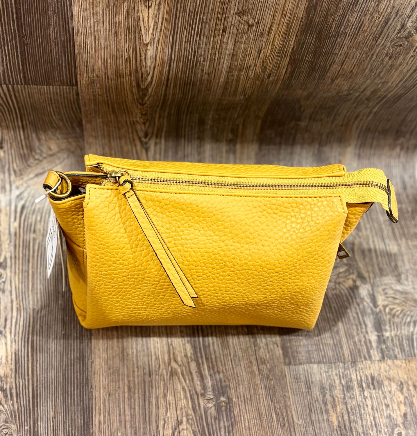 The Kali Compartment Purse in Mustard