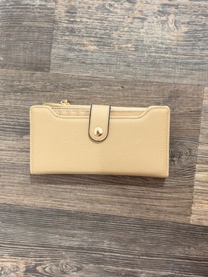 The Violet RFID Fold-Out Wallet in Khaki