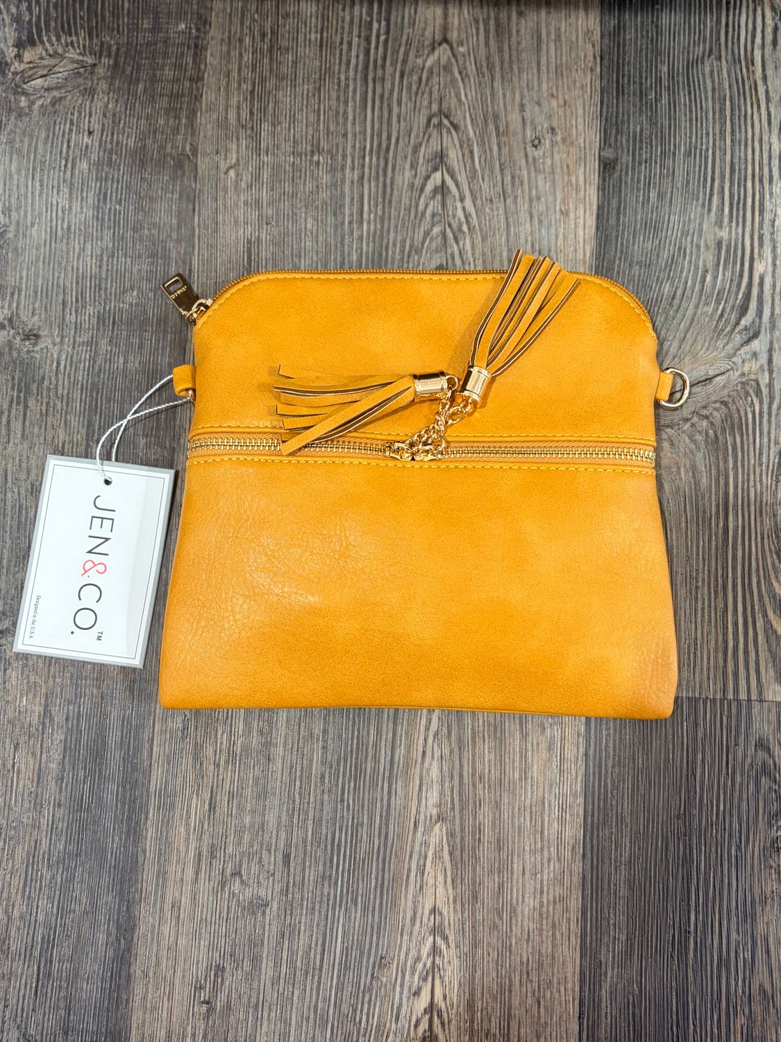 The Tara Crossbody in Mustard