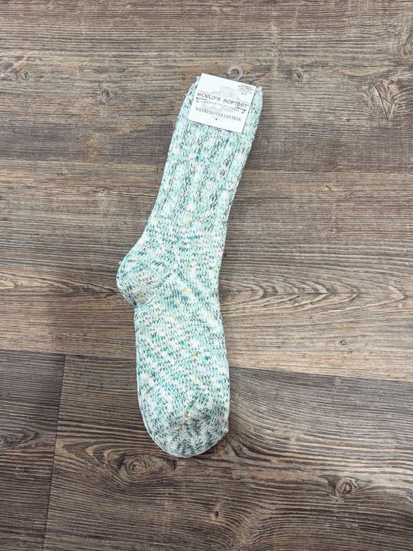 Christmas Green Ragg Crew Socks