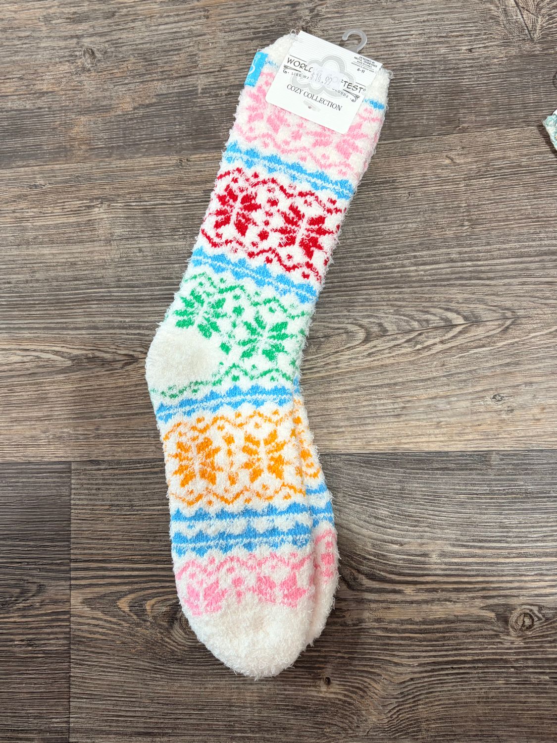 Fairisle Whimsical Cozy Socks