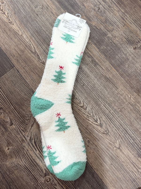 Holiday Forest Cozy Socks