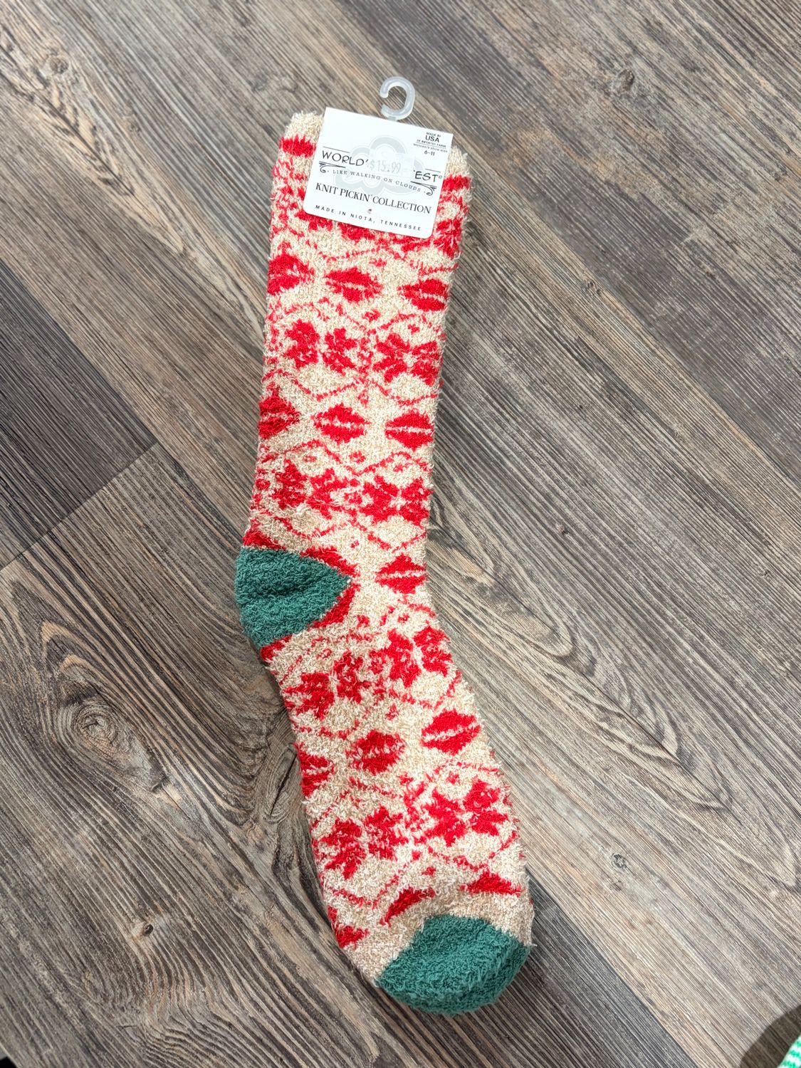 Holiday Fair Isle Cozy Socks